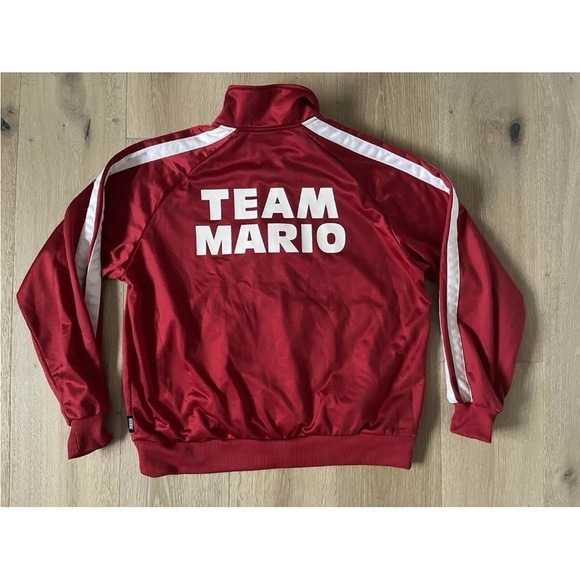 RARE 2007 MARIO & SONIC OLYMPICS Track Suit Jacket Sega Sz M Nintendo *K9 - Picture 2 of 4